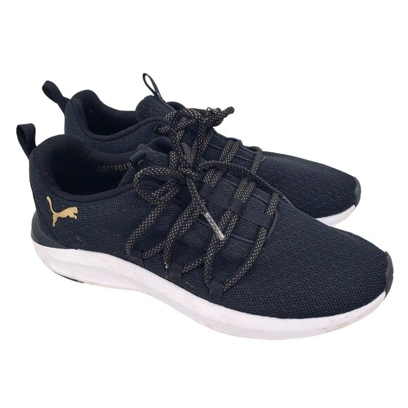 Puma 8.5 Sneakers Active Prowl Knit Woman Lace-up Athletic Shoes Activewear - Picture 2 of 10